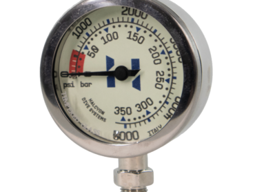 Halcyon: Master Submersible manometer (Dual face PSI/BAR) 63mm 300 bar