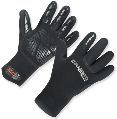 Camaro Seamless Bonding Gants De Plongée 3 Mm – Néoprène Super élastique, 100% étanches, Paume Silicone Antidérapante, Très Confortables