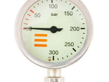 Tecline: SPG 63 - 230 bar nikkel