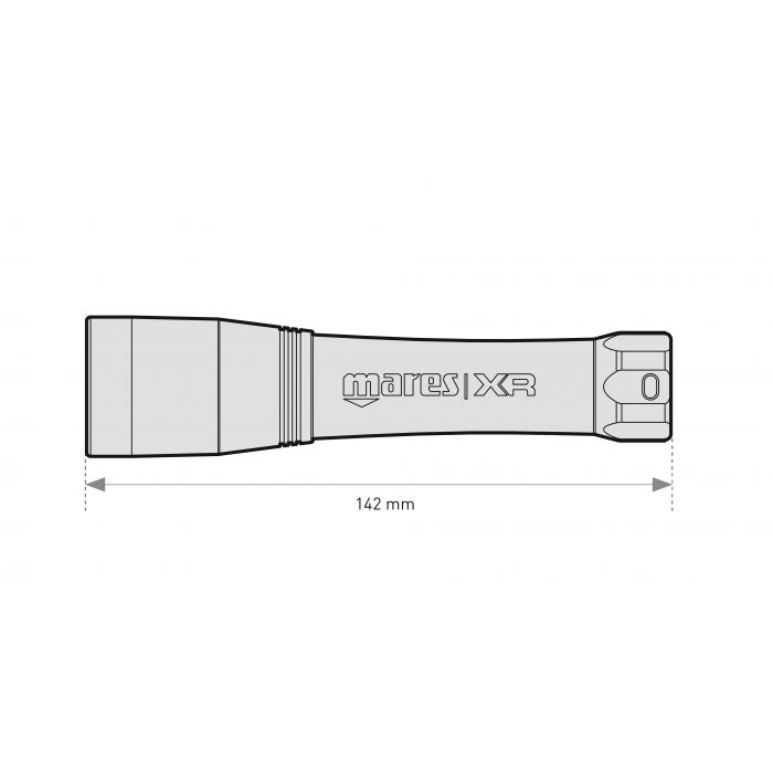 Mares Back Up lamp XR Line deDuikspecialist in scubaduiken en techduiken