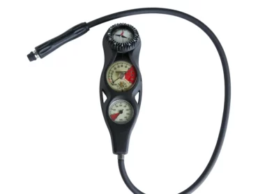 Scubapro: 3 gauge In-Line Console, met Kompas FS-1,5