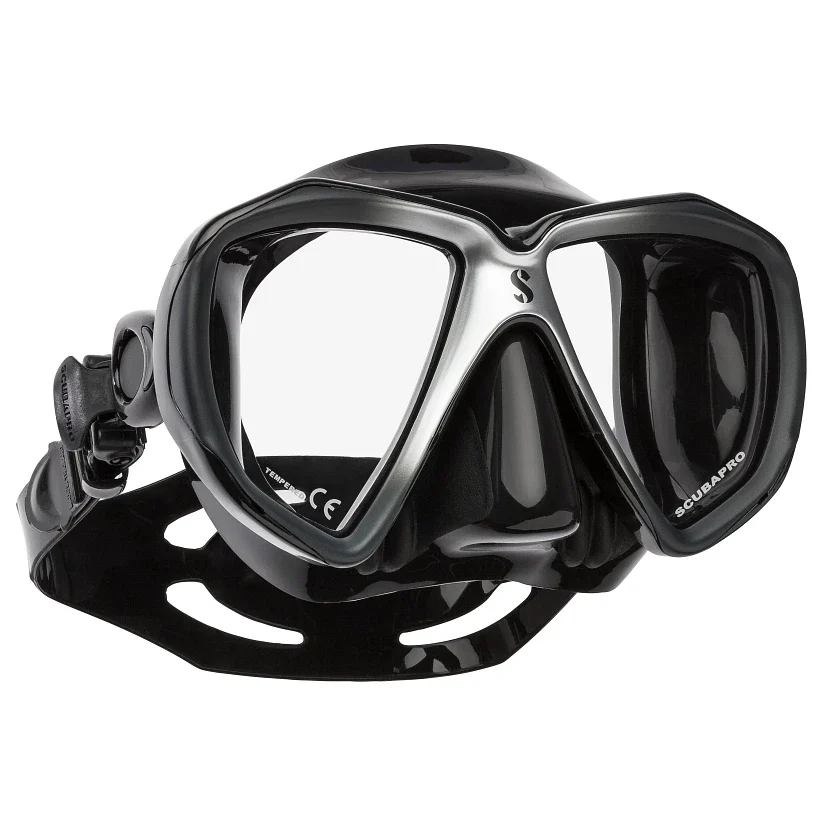 Scubapro_Spectra_Dive_Mask_1 zwart zilver