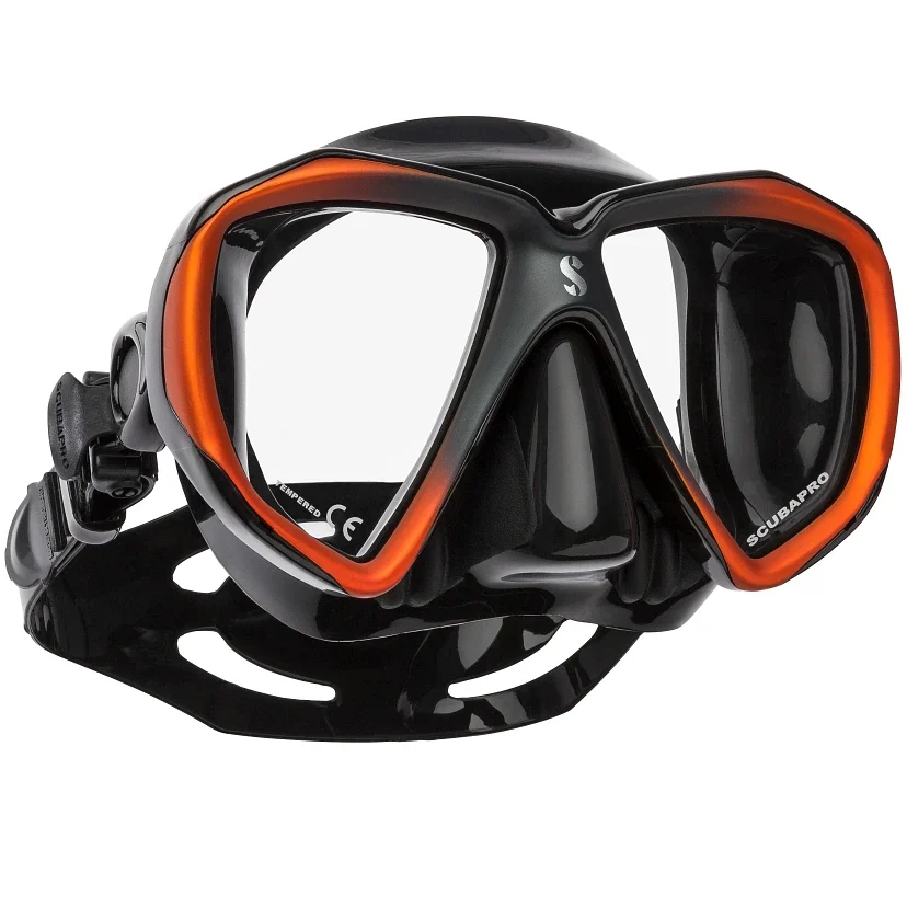 Scubapro_Spectra_Dive_Mask_zwart oranje