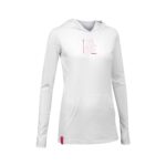 Camaro: Lycra hoody women LS white/pink