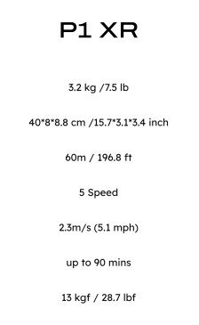 Lefeet P1 XR info