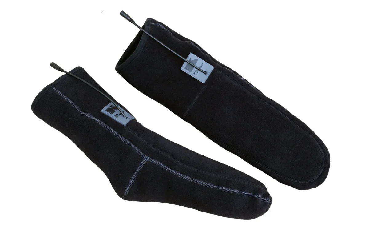 Kwark verwarmde sokken