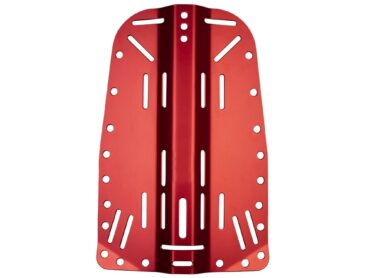 DivePro: Aluminium Backplate rood