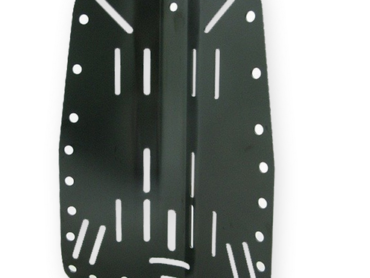 DivePro: Aluminium Backplate zwart