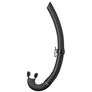 Tusa: Freediving Snorkel zwart