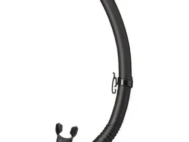 Tusa: Freediving Snorkel zwart