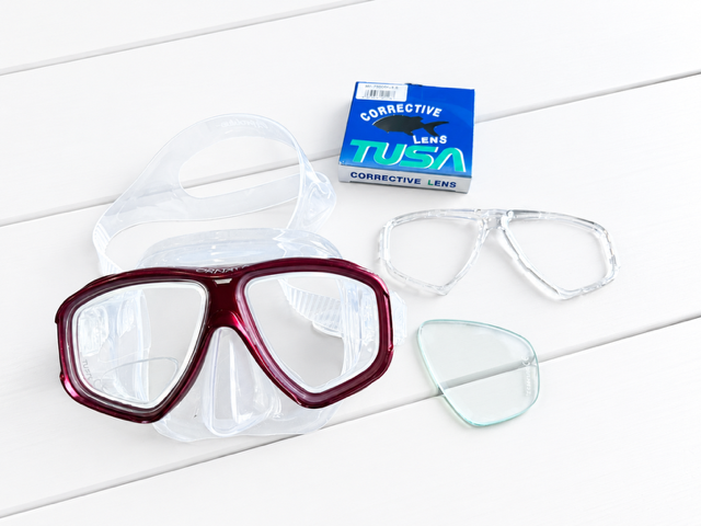 Duikmasker op sterkte