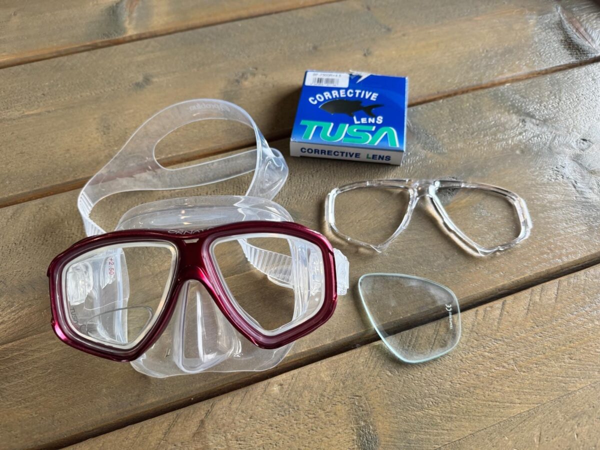 Masker met leeslenzen 2